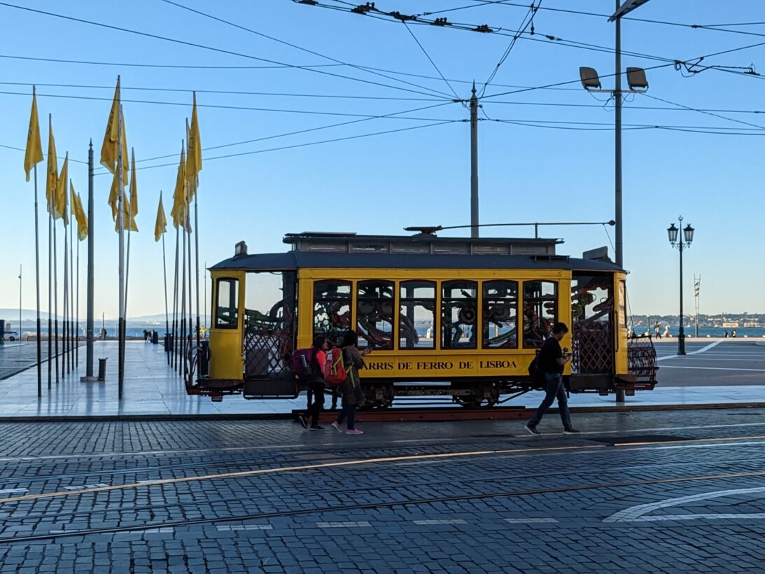 Old Streetcar in Lisbon